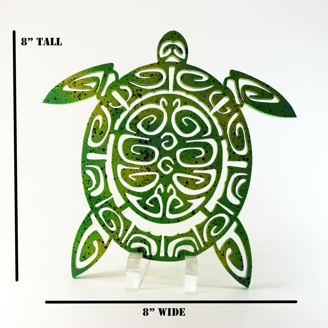 Wooden Cutout Turtle Painted Turtle Decor Wall Hanging Etsy UK