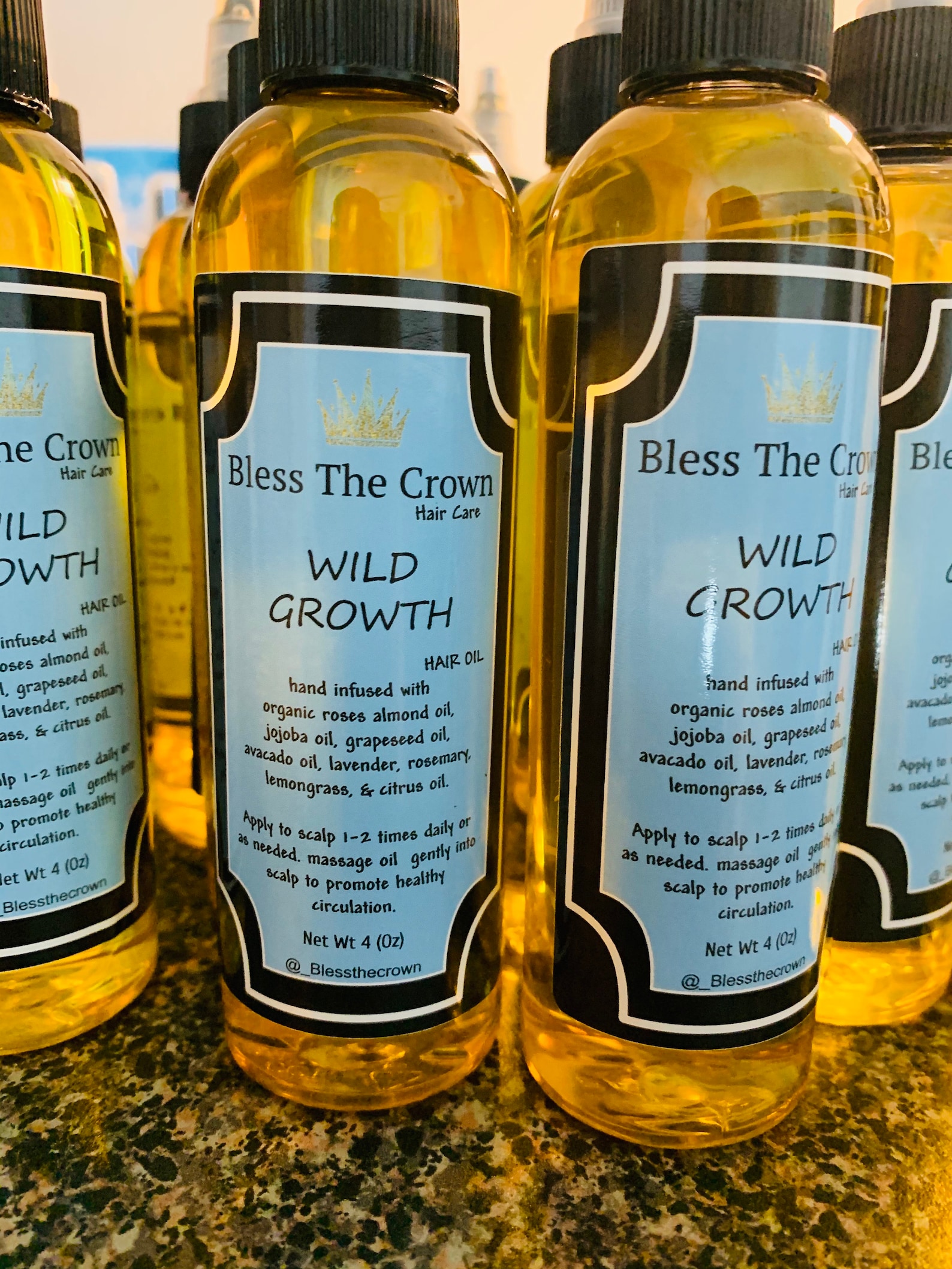 Wild Growth Hair Oil Etsy