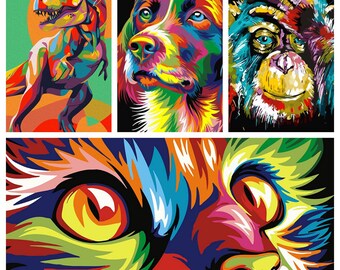 Border Terrier Pet Dog Paint by Numbers DIY Oil Painting ﹣ Canvas Print Wall Art Home Decoration 16 X 20 Inch Without Frame Border Terrier Pet Dog Paint by Numbers DIY Oil Painting ﹣ Canvas Print Wall Art Home Decoration 16 X 20 Inch Without Frame