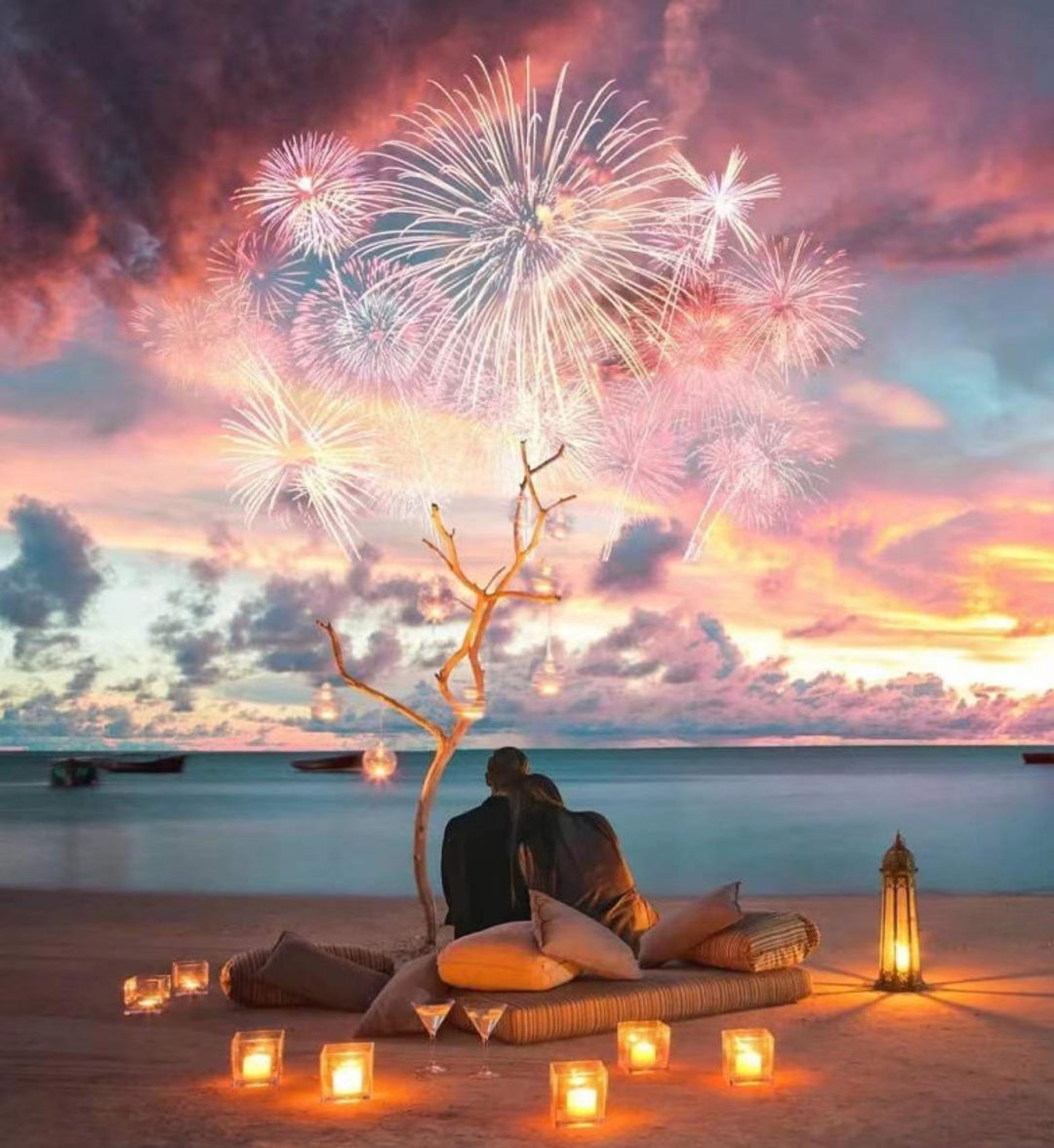 Wooden Jigsaw Puzzle 1000 Pieces Firework Love Unique Etsy