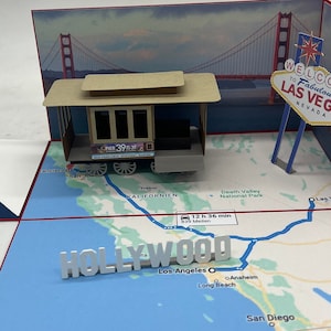 Explosionsbox USA-Rundreise, Hubschrauberrundflug, originelle Geldverpackung