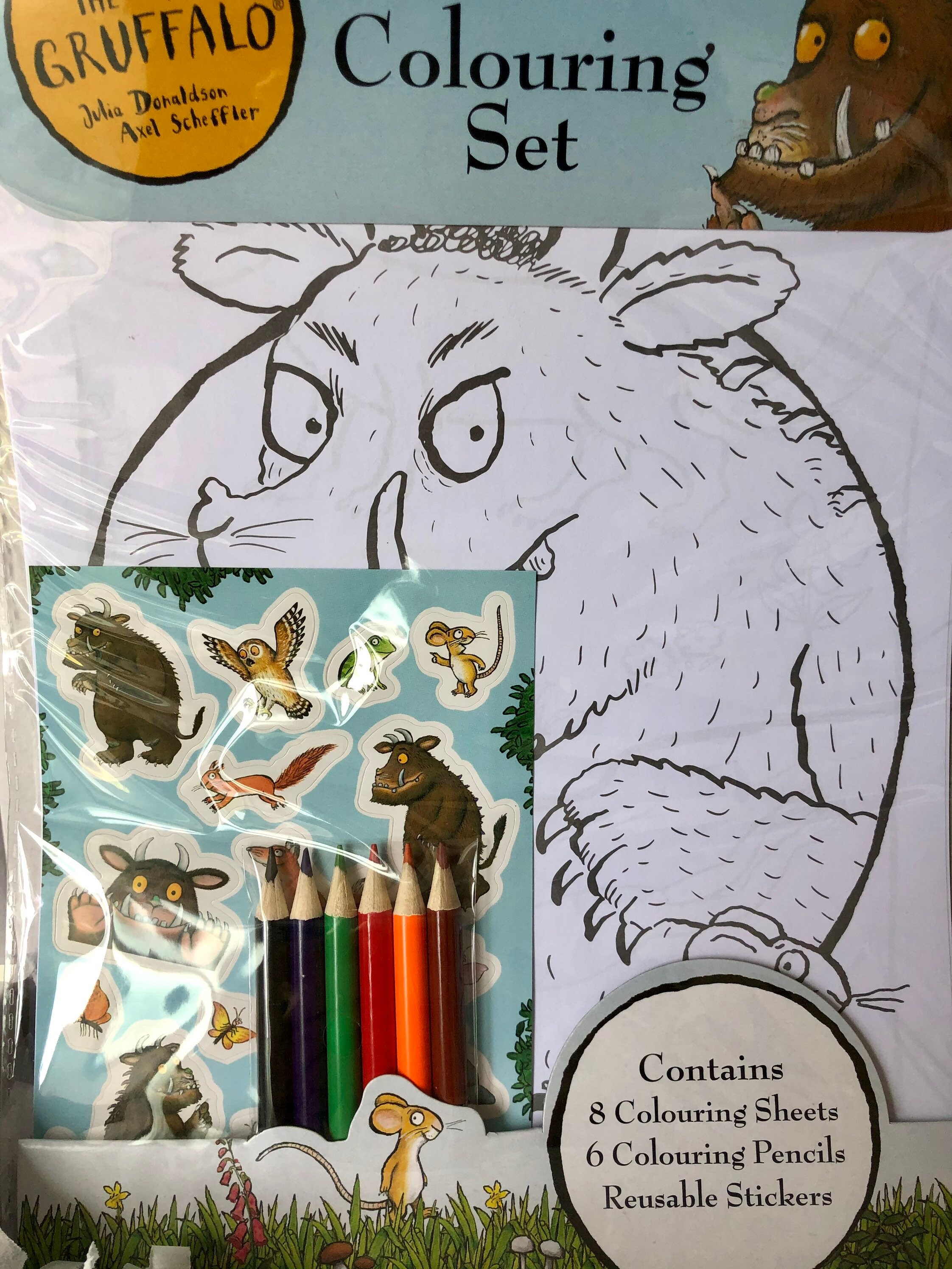 Gruffalo gift set/Griffalo book gift/ Gruffalo crayon roll/ Etsy