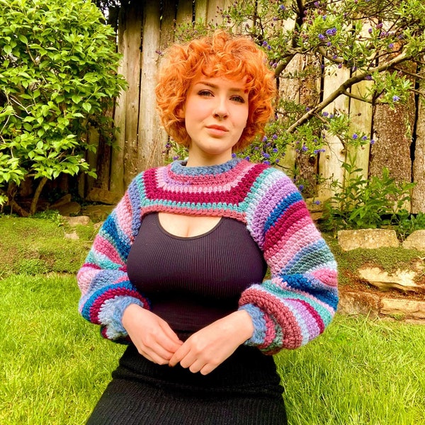 Sleevie Nicks Shrug Crochet Pattern PDF