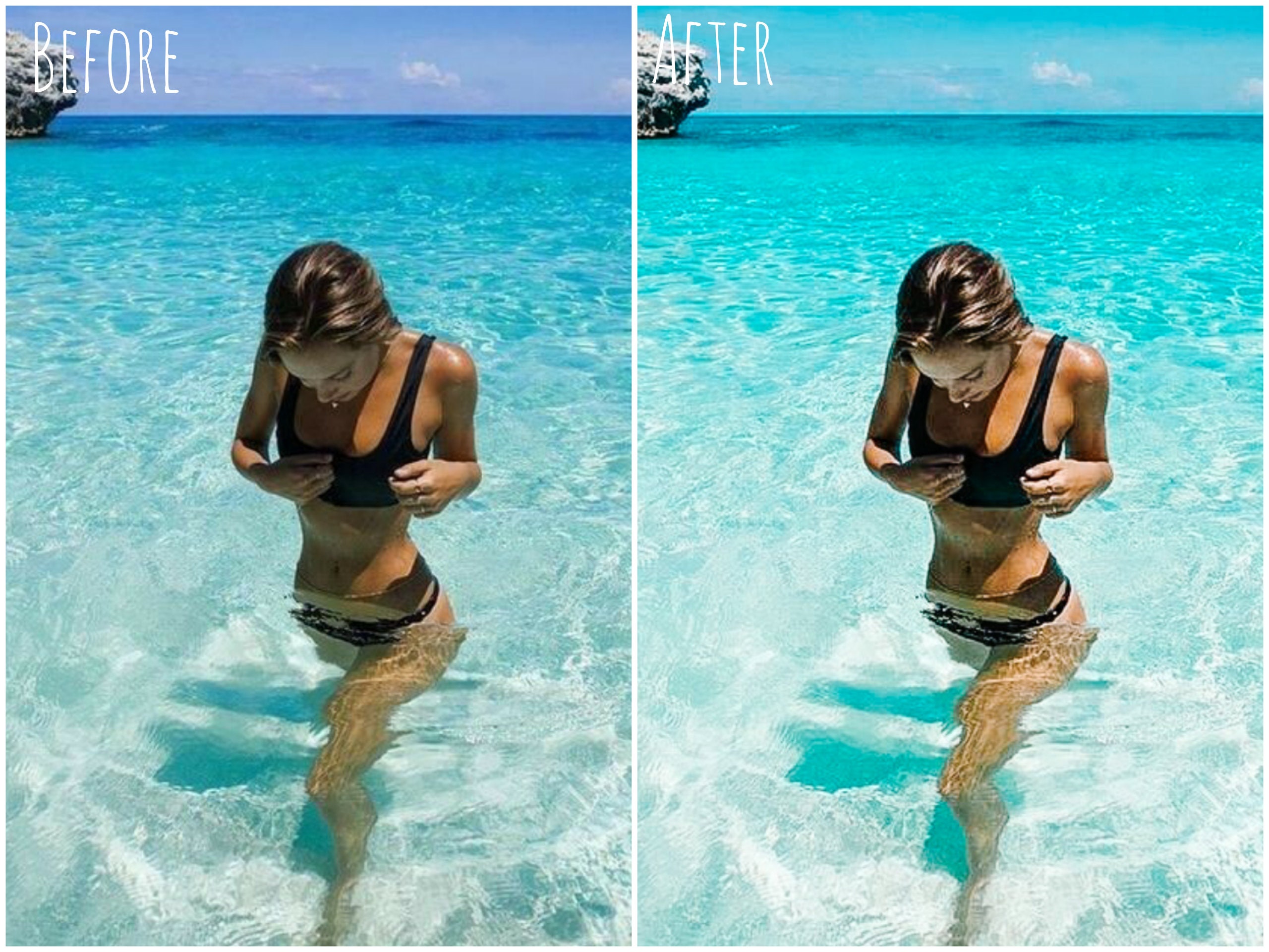 6 Mobile Lightroom Presets ISLANDS Summer Presets Beach Etsy