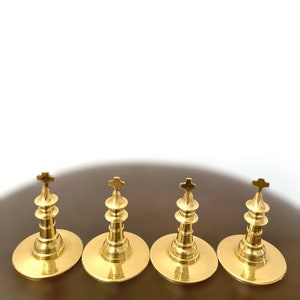 Paperweight | Brass Paperweight Set | Antique Paper Weight | Vintage Decor | Brass Figurine |  Figurines | Handmade (Set of 4) | 100% Brass