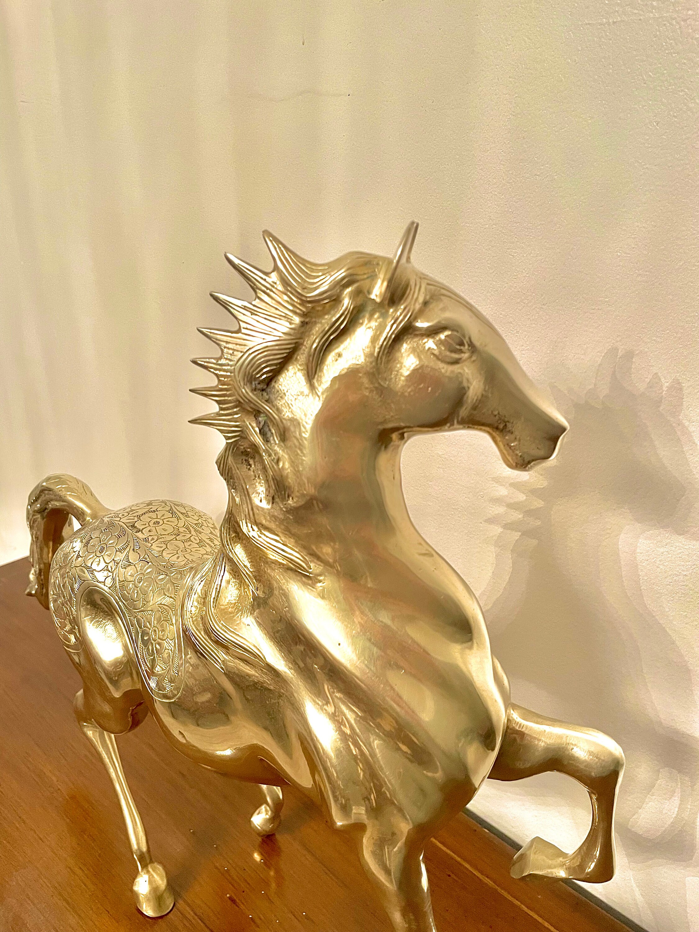 Brass Horse Completely Handmade Etsy