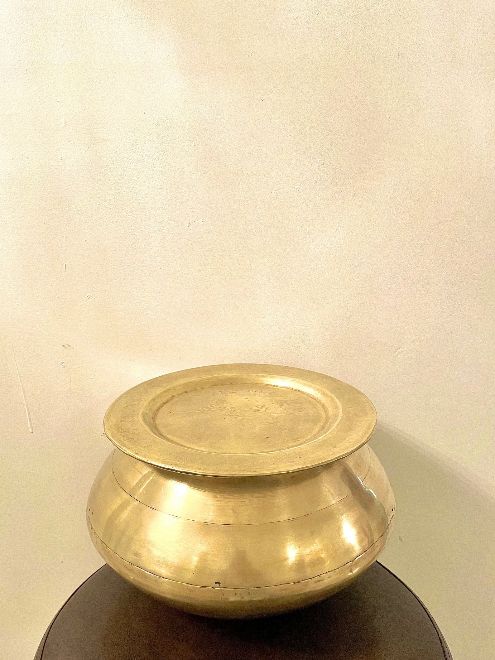 Brass Cookware/Serveware with lid 11inch diameter Completely Etsy
