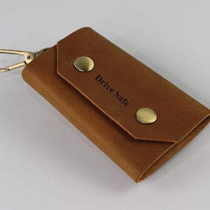 Llavero de cuero personalizado para hombre, organizador de llaves para mujer, llavero personalizado, regalo de aniversario para él, esposo y padrinos.