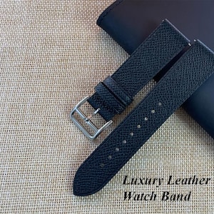 Leather Watch Strap 20mm Replacement Watch Band 22mm Quick Release watch Strap Wristwatch Band Personalised Watch Strap for Men Women Gift