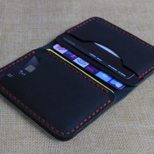 Personalised Card Holder Slim Custom Cardholder Wallet for Men Minimalist Wallet Personalized Anniversary Gift for Men/Husband/Dad/boyfriend