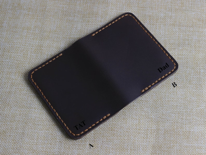 Personalised Card Holder Slim Custom Cardholder Wallet for Men