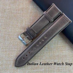 Leather Watch Strap 20 19 18mm Replacement Watch Band 22mm Quick Release watch Strap Wristwatch Band Personalised Watch Strap for Men Women