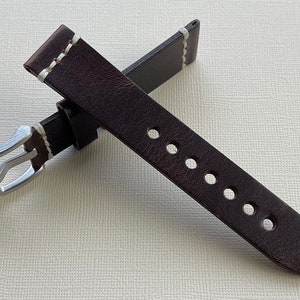 Watch Strap 20 MM Leather Band 22MM Quick Release replacement watch band 18MM Womans, Personalised Gift for Men/Husband/Him