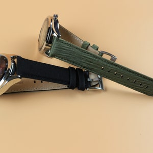 Sailcloth Watch Strap 20mm Sail Cloth Band Quick Release Watch Strap Sailcloth 22mm Replacement Band for Rolex, Tudor, Seiko, Omega & Oris.