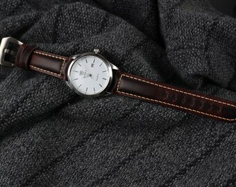 Uhrenarmband Lederband 20mm QuickRelease 22mm Ersatzarmband für