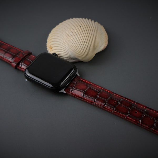 Crocodile Watch Strap Etsy