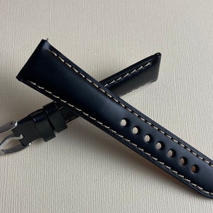 Leather Watch Strap 20mm Replacement Watch Band 22mm Quick Release watch Strap Wristwatch Band Personalised Watch Strap for Men Women Gift