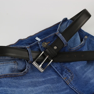 Mens Leather Belt Personalised Anniversary Gift, Engraved Belt Fathers Day Gift Anniversary for Him/ Groomsman/Boyfriend/Husband/Son/Dad