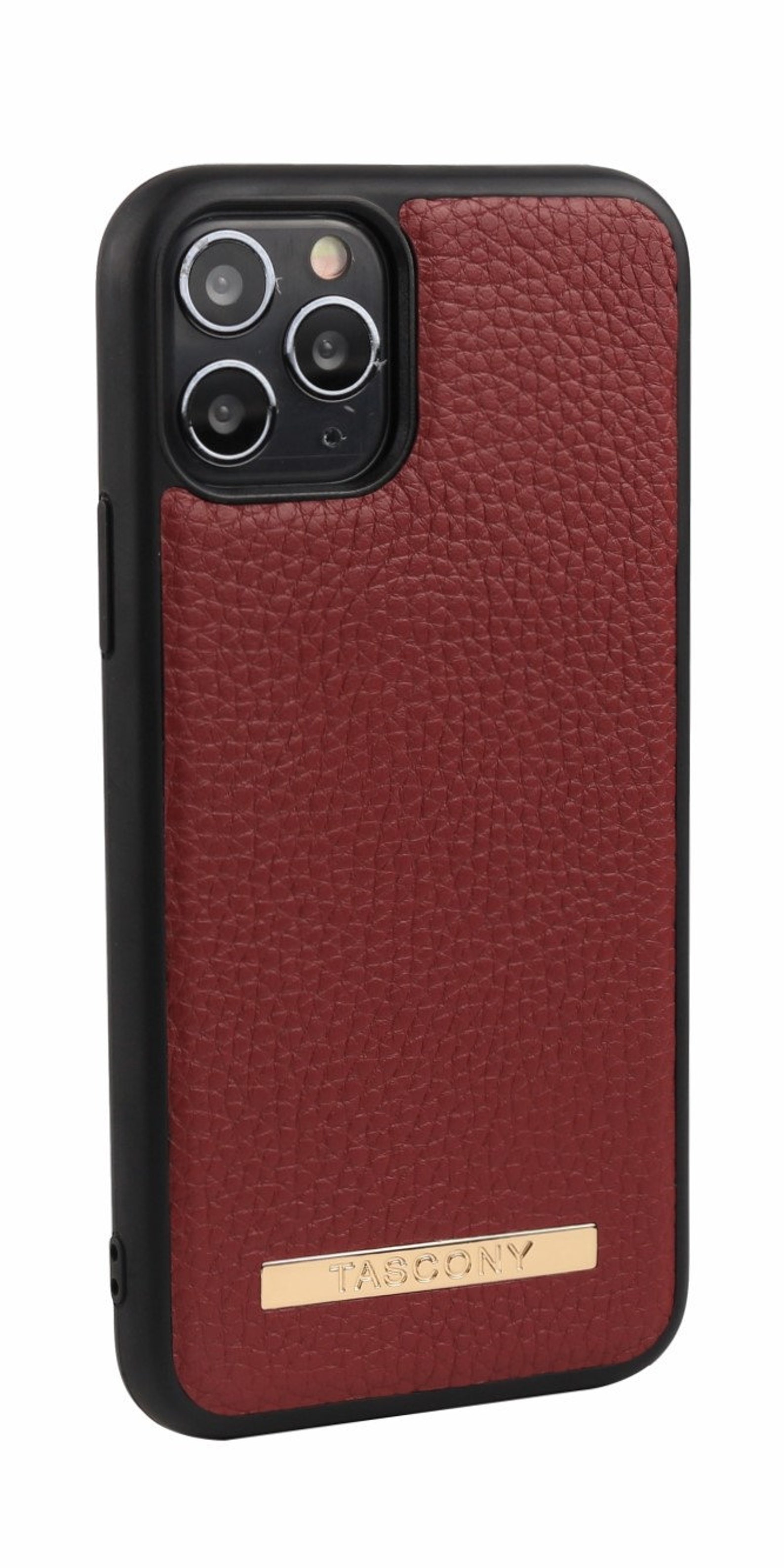 Maroon Phone Case I Phone 11 Pro Max Case Luxury Leather Etsy