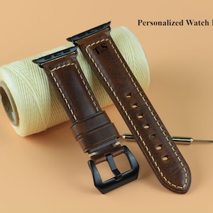 Apple Watch Band Genuine Leather Apple Watch Band iWatch Band Apple Watch Strap 42mm 45 49 44 38 Apple Watch wrist strap Apple Watch Ultra