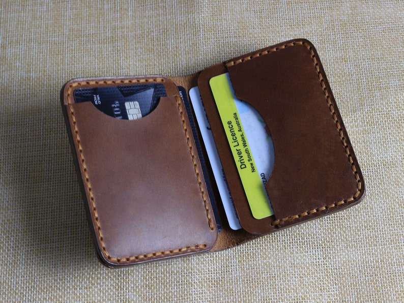 Personalised Card Holder Slim Custom Cardholder Wallet for Men