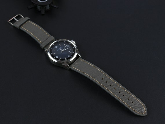 Cinturino Orologio In Pelle 20mm/22mm - Doppio Pezzo Per Uomo E Donna, Fibbia Acciaio, Sgancio Rapido - Foto 2