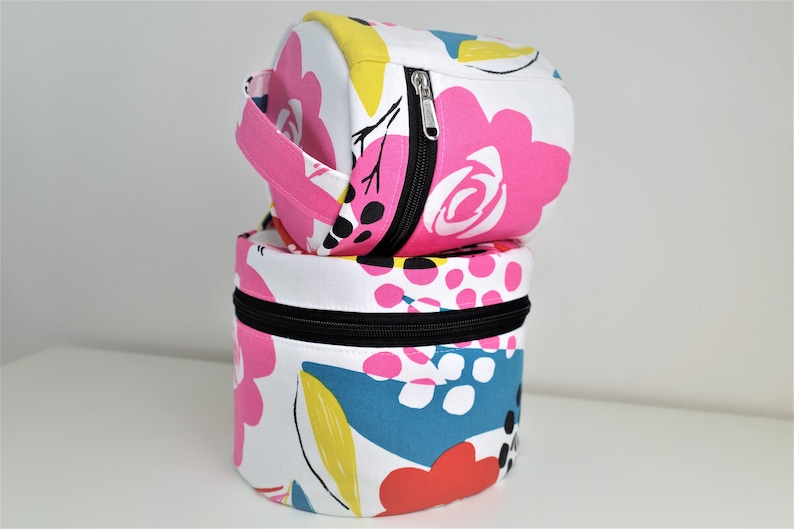 Fashion boss Vanity ROSA | 2 | formats PDF download | | Sewing Pattern Make up Bag Sewing Tutorial | Instant download image 1