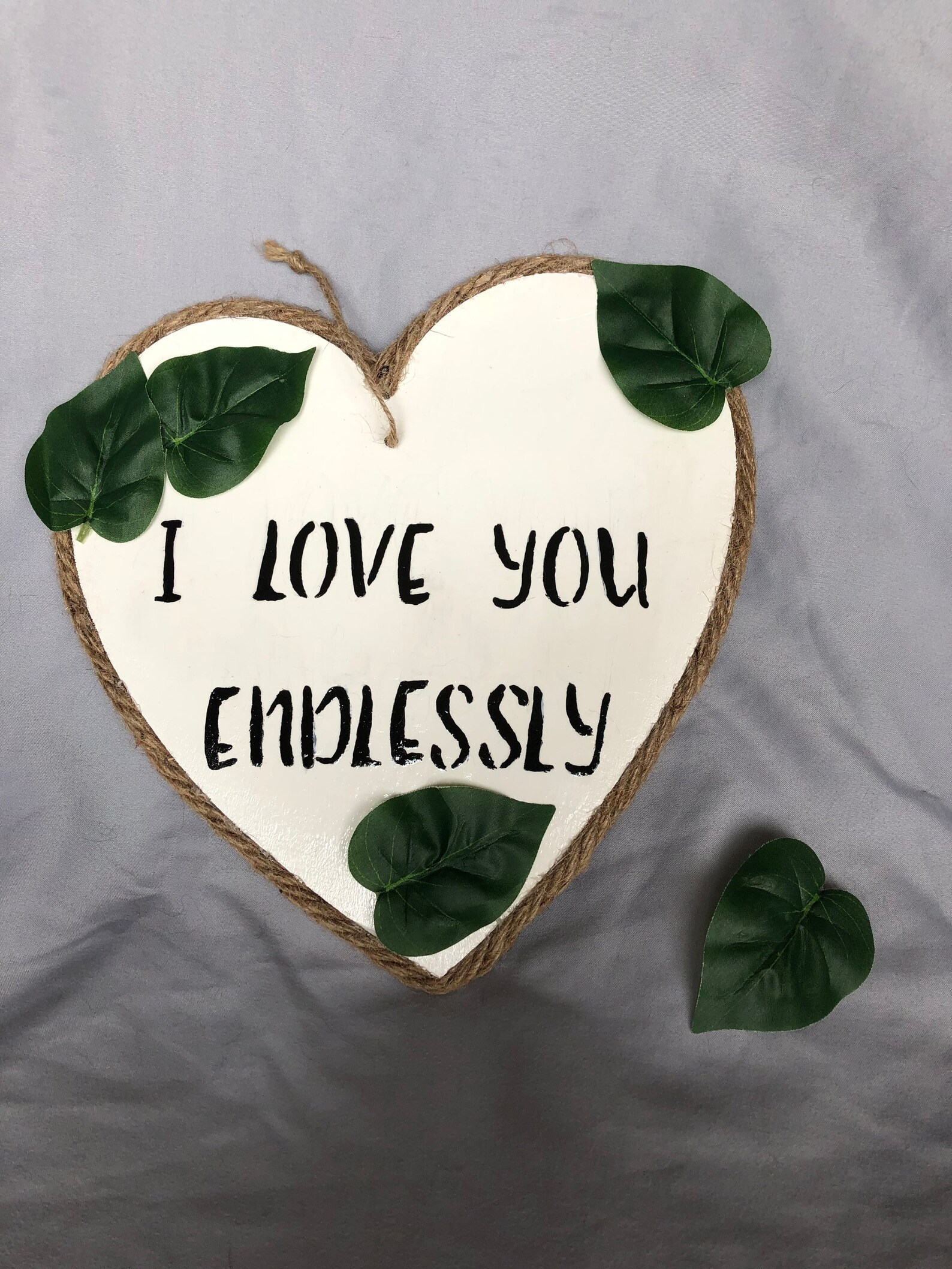 I Love You Endlessly Sign Etsy