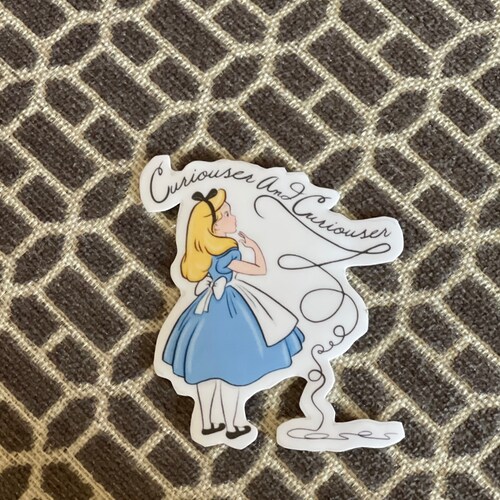 Alice in Wonderland Sticker/alice in Wonderland/ Stickers for Etsy