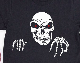 Vintage Halloween Shirt, Skeleton Shirt, Halloween Skeleton, Plus Size Halloween, Goth Shirt, Horror Shirt, Men’s Halloween Shirt,Creepy Tee