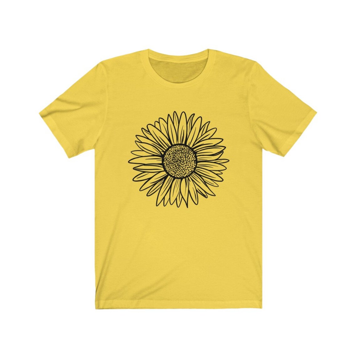 Sunflower Shirt Floral T-shirt Flower - Etsy