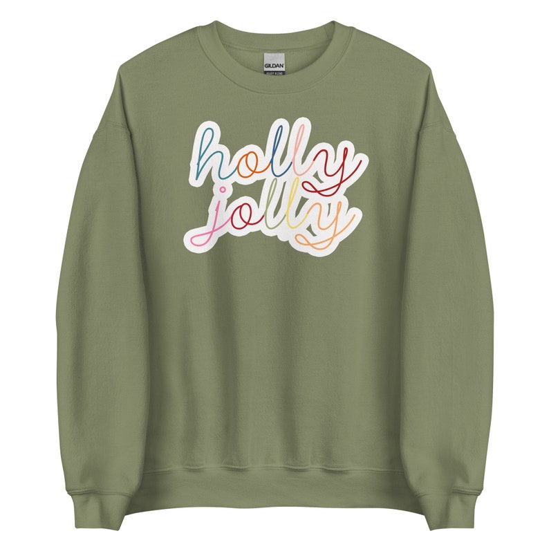 Holly Jolly Sequin Sweatshirt Top