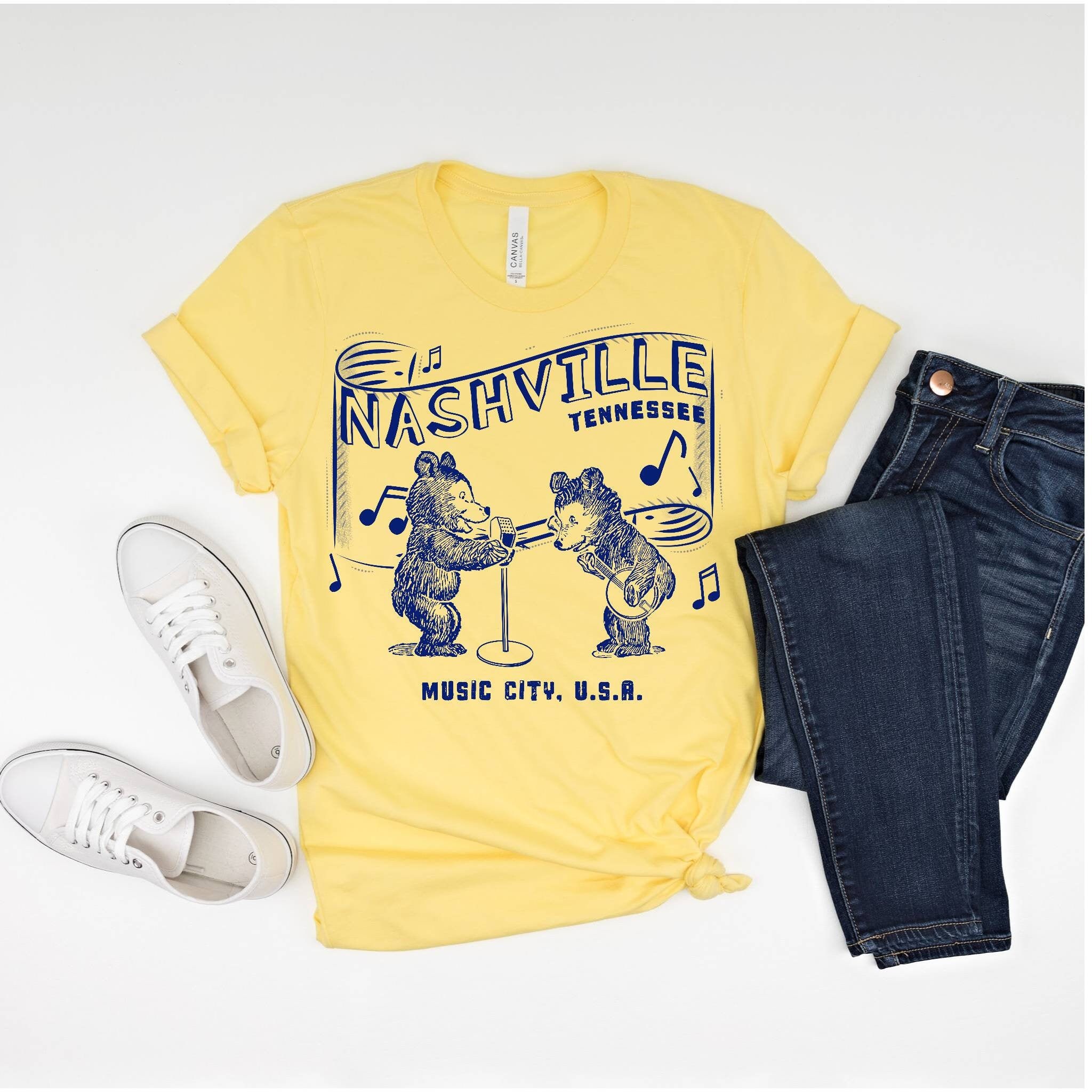 Nashville Tennessee Mineral Washed Vintage Tee main image 1