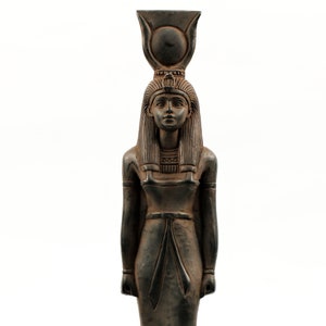 Egyptian Hathor statue - Cow goddess hathor statuette - handmade in egypt