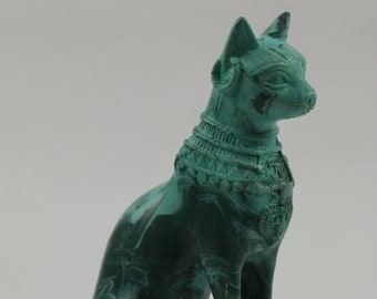 Handmade Bastet goddess statue - home decor cat-Handmade Antique-cat goddess-bastet figures