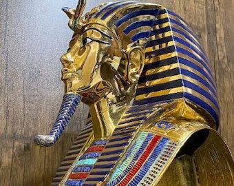 Original Size King Tutankhamun Mask, Copy Mask for King Tutankhamun. The only one on the world.