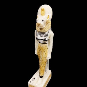 Ancient Egyptian Goddess Sekhmet Sekhmet statue for sale Sekhmet lion Lion Goddess . image 1