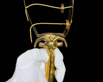 Replica Hathor Copper Sistrum - Musical Instrument - Healing Sistrum - Replica Sistrum - Hathor Sistrum