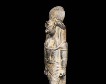 Unique Egyptian Khanum God of source of Nile & fertility - Handmade of Heavy natural stone like the original one - made with Egyptian soul