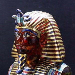 Replica Egyptian King Tutankhamun&#39;s mask, home decor Masks, King Tut, Egyptian decor, made in Egypt with care and love