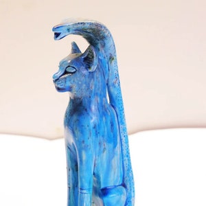 Egyptian goddess Bastet statue for sale, Egyptian cat goddess - Bastet Goddess - Cat Bastet - Made in Egypt.