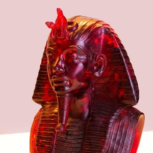 Rare Replica of Egyptian King Tutankhamun&#39;s mask, home decor Masks, Egyptian decor, King Tutankhamun, made in Egypt with care and love