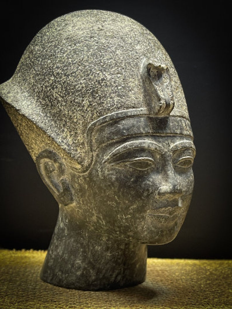 Egyptian King Tutankhamun, King Tut, Tutankhamun head image 3