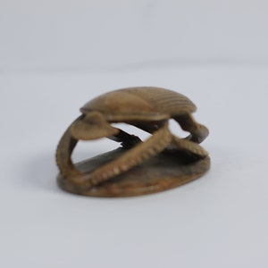 Gorgeous Good luck SCARAB Hand made from (stone)like the Replica - Our item is made with Egyptian soul