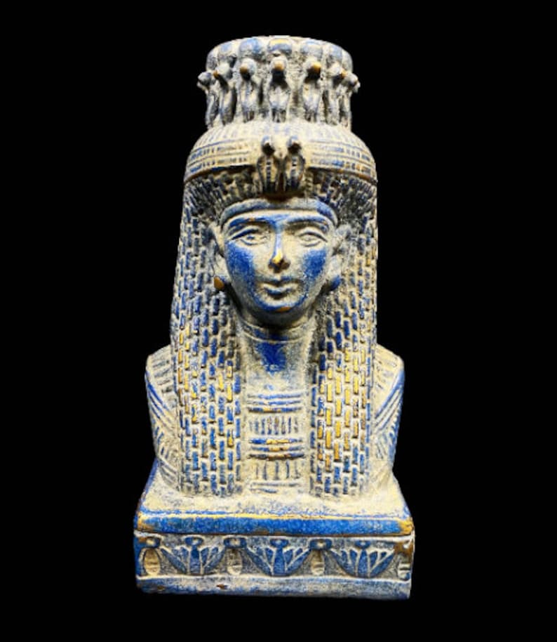 Egyptian Queen Hatshepsut Handmade Replica Handmade Decor Handmade statue handmade antique home decor image 1