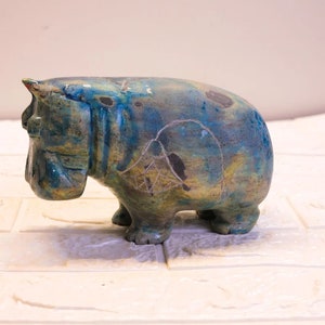 Replica Hippopotamus like the museum piece