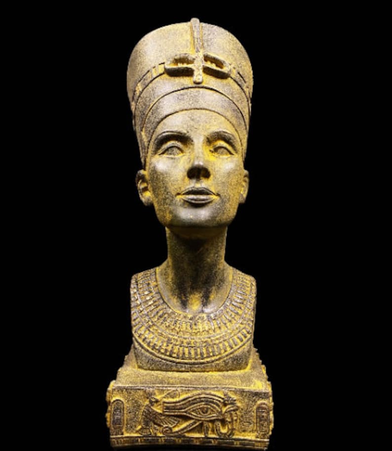 Replica Queen Nefertiti Handmade Replica Handmade Decor Handmade statue handmade antique home decor image 2