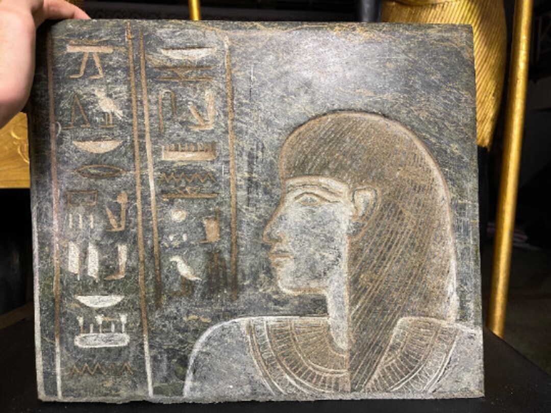 One of A Kind Wall Relief of the Egyptian Seti I King Pharaoh of the ...