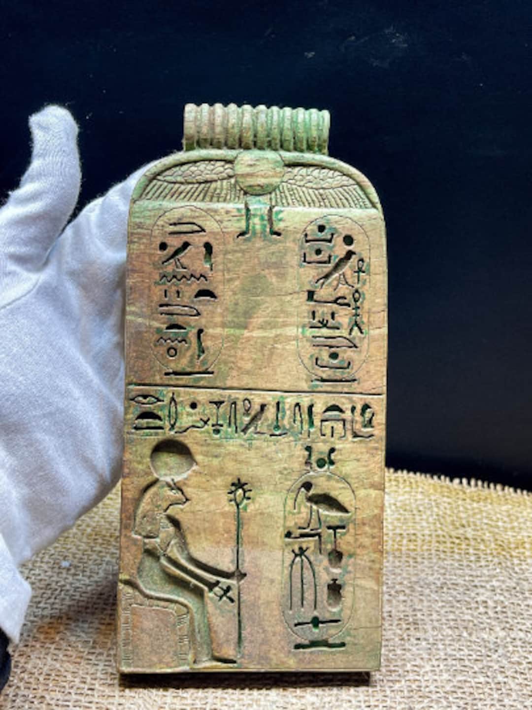 Tefnut Amulet, Egyptian Goddess Tefnut Statuette, Deity of Moisture and ...