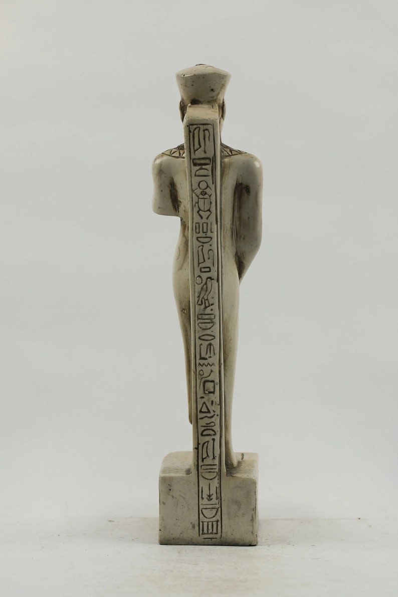 The God of Fertility and Sexuality Min Phallic Bull of the Great Phallus Handmade Altar statue of lime stone Made in Egypt image 2